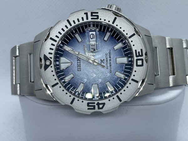 Seiko Prospex Automatic Save The Ocean, Special Edition “Antarctica” Monster Diver's Men's Watch (Model:SRPG57) - Image 4