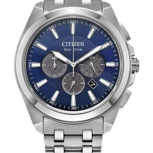 Citizen Eco-Drive Peyten Classic Chronograph Blue Dial Men's Watch  (Model: CA4510-55L)