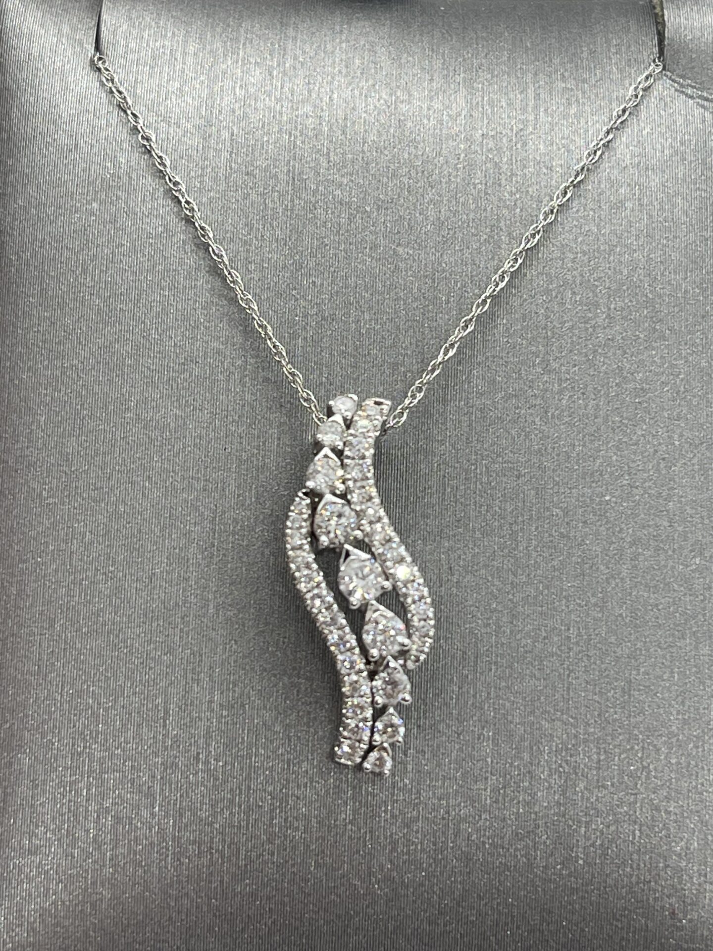 10K Yellow Gold Journey Diamond Necklace