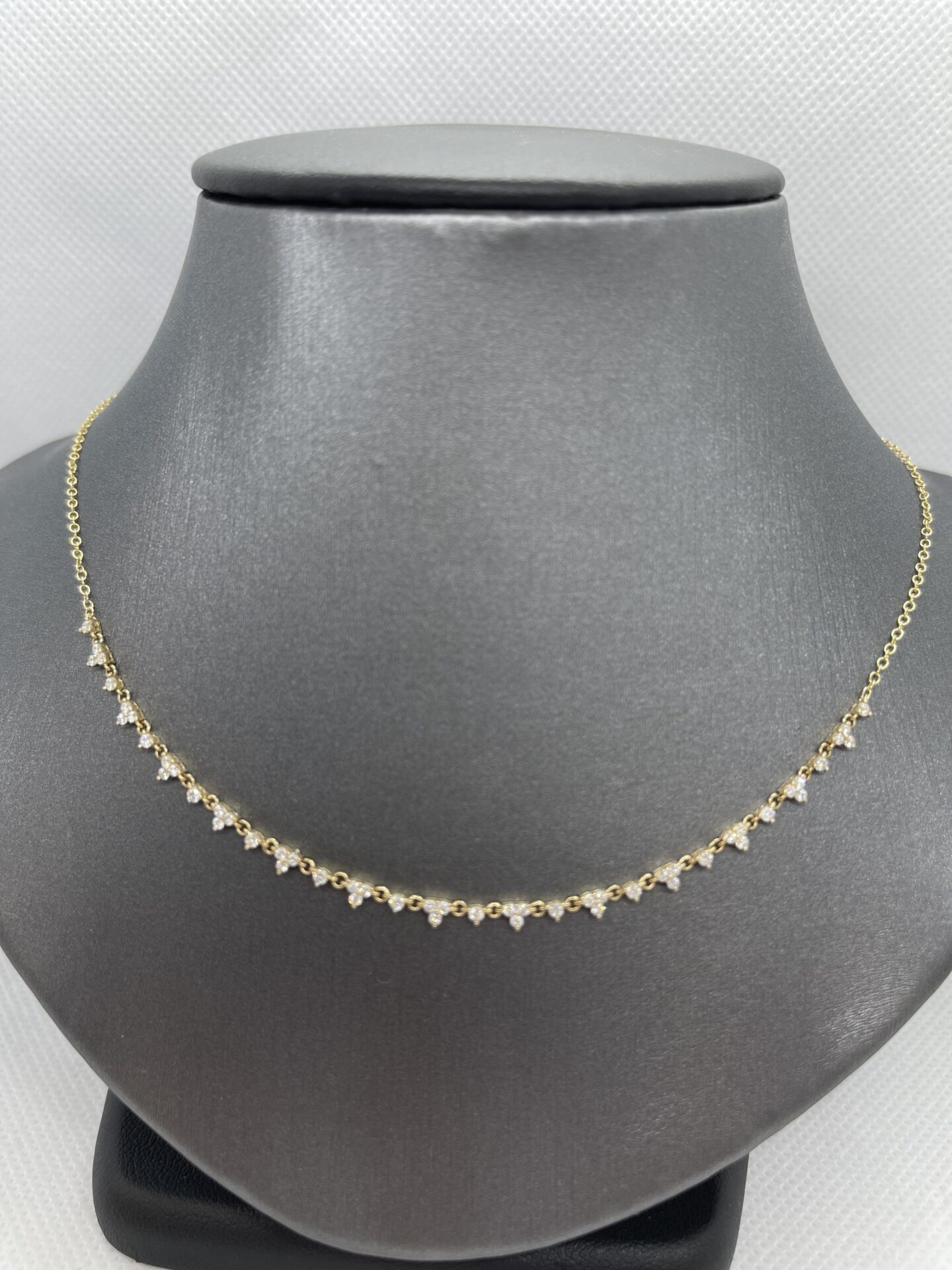 10K Yellow Gold Diamond Necklace