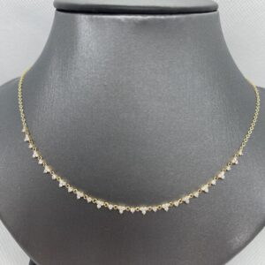 10K Yellow Gold  Diamond Necklace