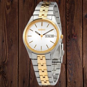 Seiko Essentials Quartz Silver Dial Men's Watch (Model: SUR430)