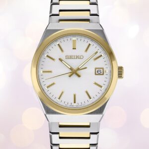 Seiko Essentials Two-Tone Stainless Steel Bracelet Men's Watch (Model: SUR558)