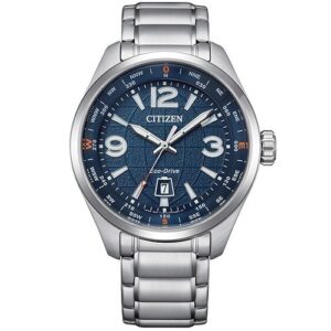 Citizen Eco-Drive Blue Urban Travel Men's Watch (Model: AW1830-88L)