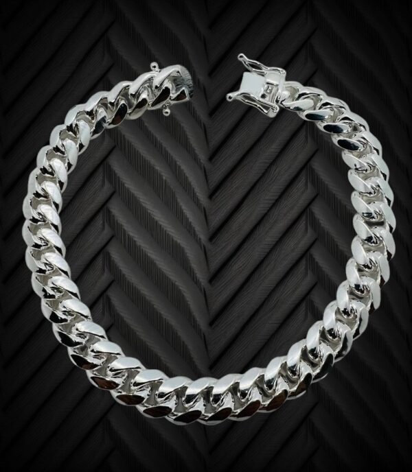 925 Sterling Italian Silver Miami Cuban Bracelet