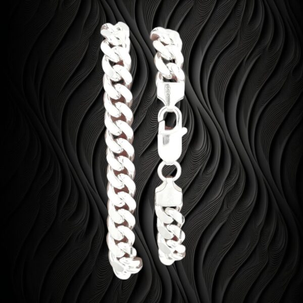 925 Sterling Italian Silver Miami Cuban Bracelet.