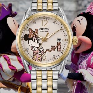 Citizen Eco-Drive Disney Minnie Mouse Two-Tone Ladies Watch (Model: FE6084-70W)