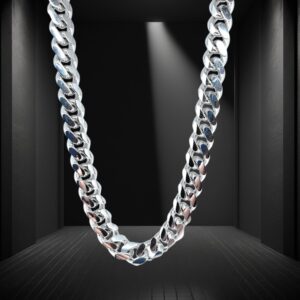 925 Sterling Silver Miami Cuban Chain 22"