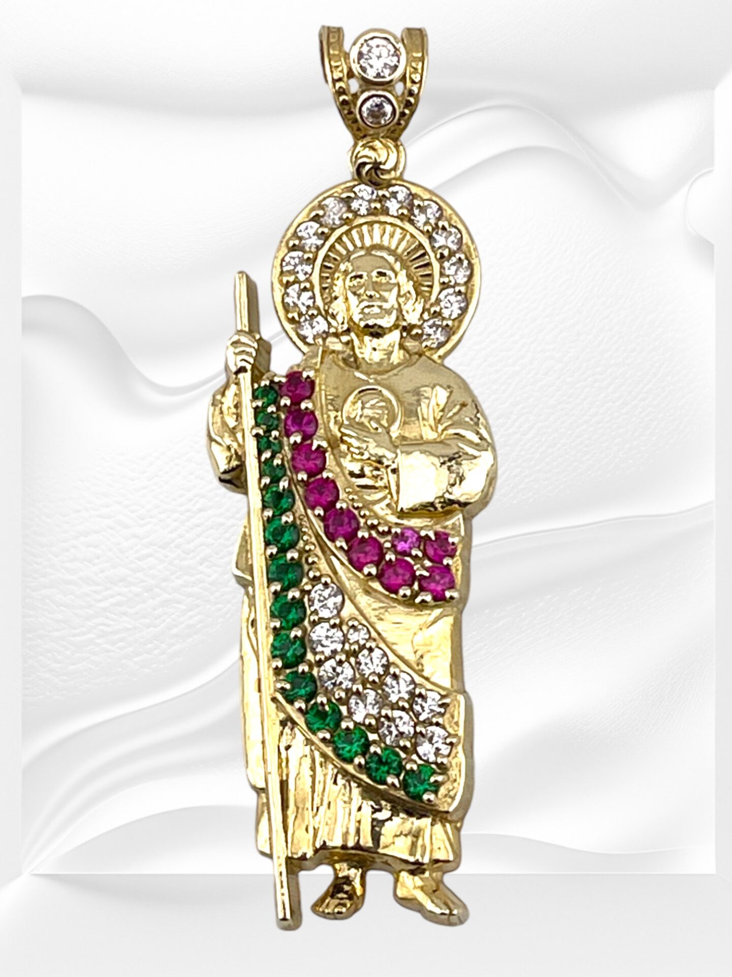 10K Yellow Gold Saint Jude Pendant