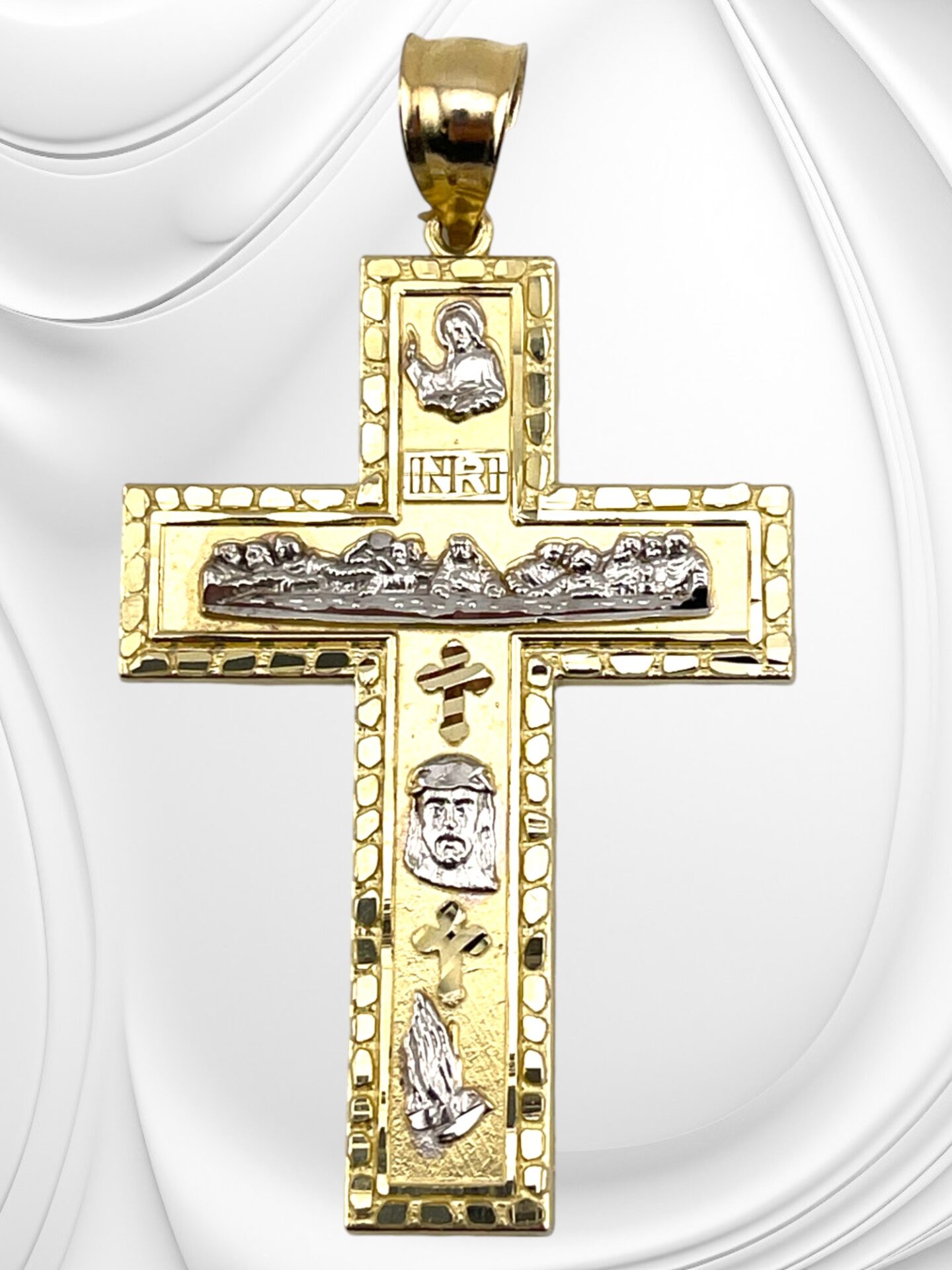 10K Yellow Gold Cross Pendant