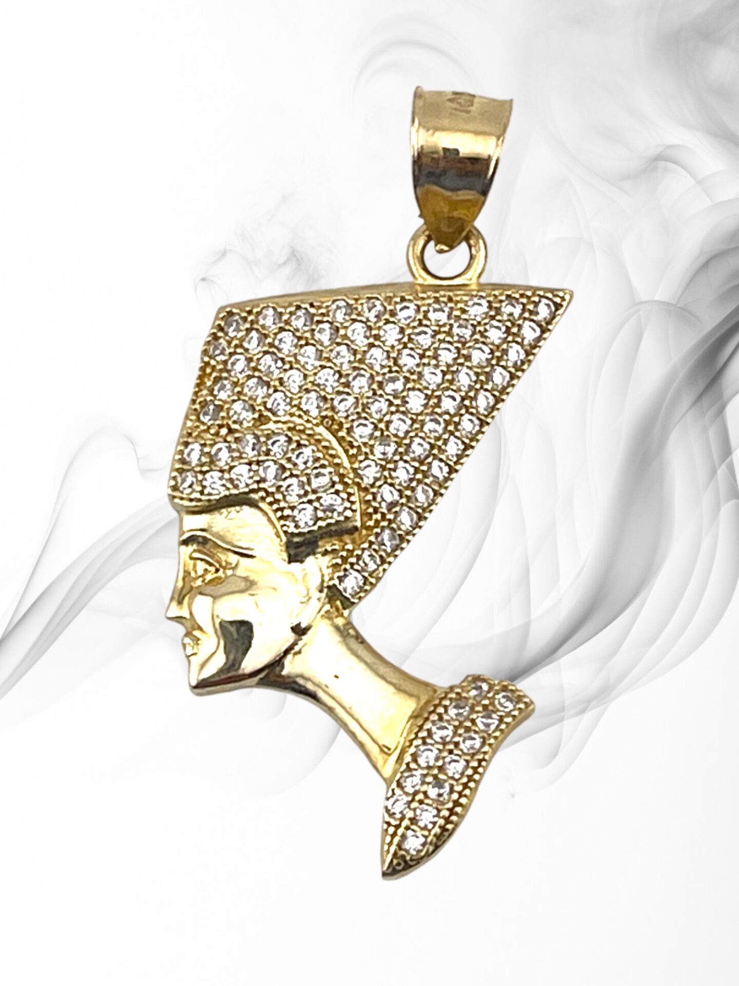 10K Yellow Gold Nefertiti Pendant