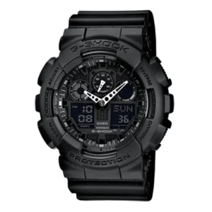 Casio G-Shock "Three-Eye Monster" Matte Black / Dark Grey LCD (GA100-1A1)