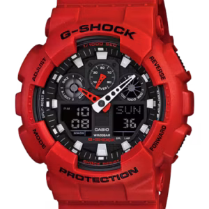 Casio G-Shock "Three-Eye Monster" Red / Black Dial (GA100B-4A)