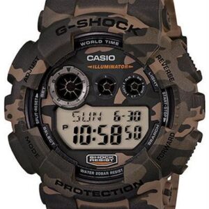 Casio G-Shock "Camouflage Series" (Woodland Camo / Green) (GD120CM-5)
