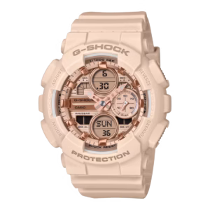 Casio G-Shock "Pink Gold Series" Matte Blush Pink / Rose Gold Dial (GMAS140PG-4A)